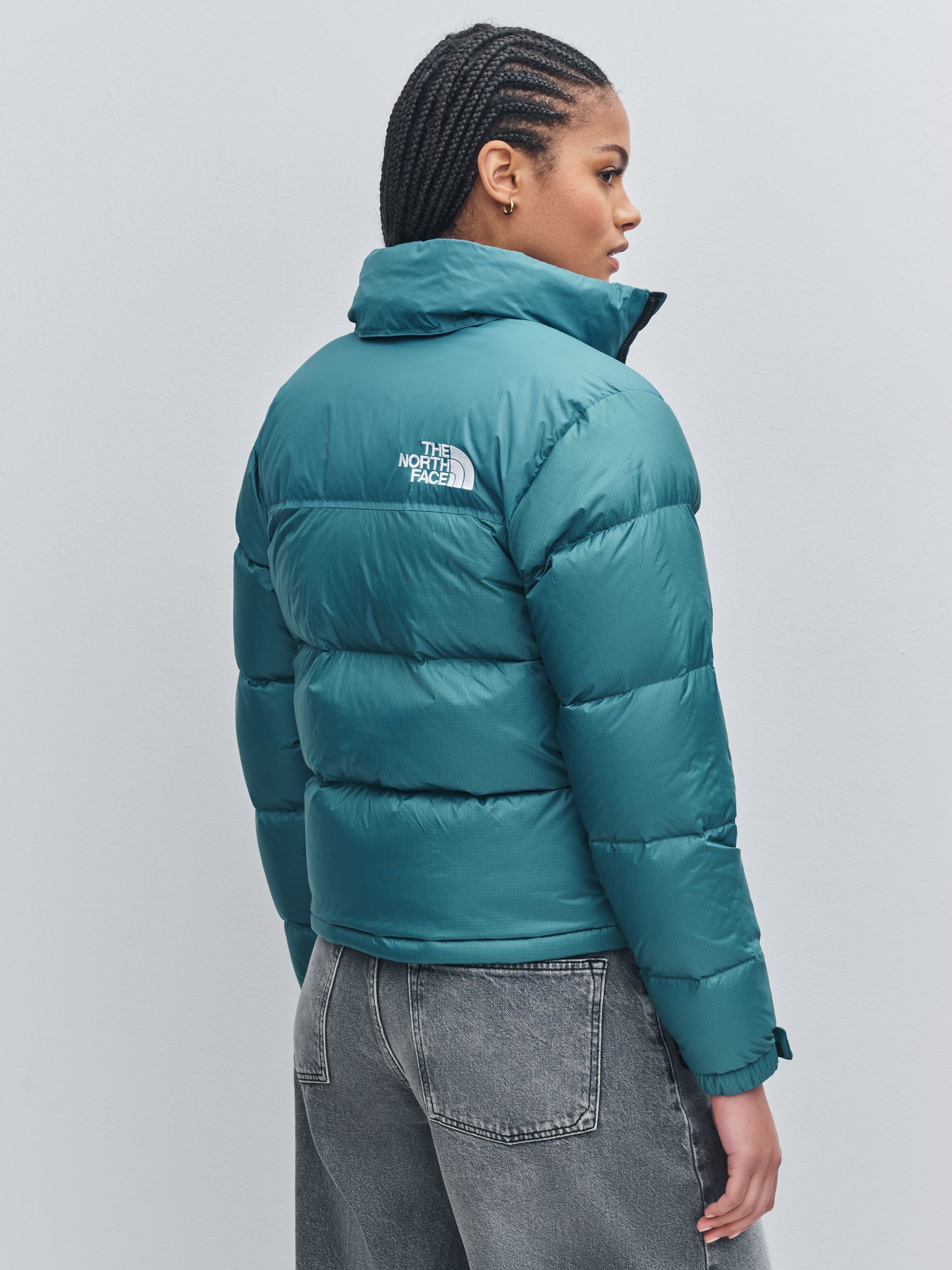 Buy The North Face Teal Blue 1996 Retro Nuptse Puffer Jacket from