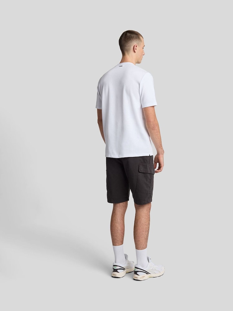 Lyle & Scott Grey Cargo 100% Cotton Shorts - Image 3 of 5