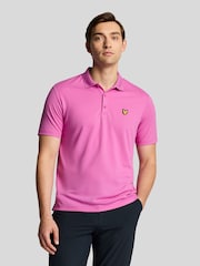 Lyle & Scott Pink Golf Tech Polo Shirt - Image 1 of 5