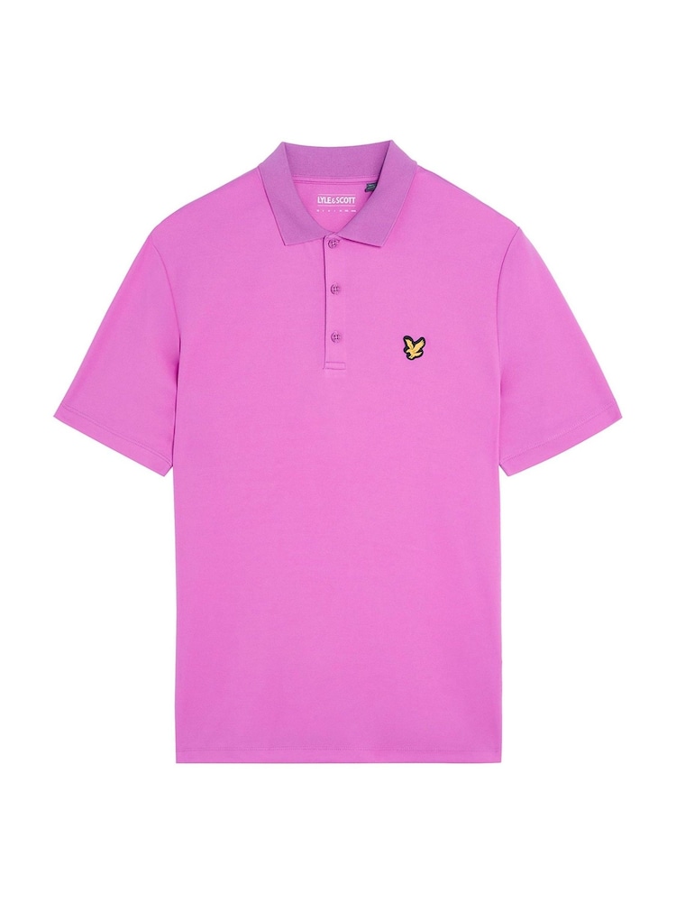 Lyle & Scott Pink Golf Tech Polo Shirt - Image 5 of 5