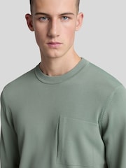 Lyle & Scott Green Cargo Crew Neck Jumper - Image 4 of 5