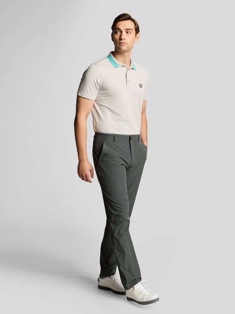 Lyle & Scott Grey 5 Pocket Golf Trousers - Image 2 of 5