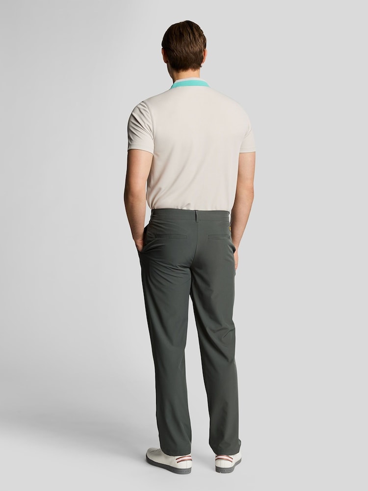 Lyle & Scott Grey 5 Pocket Golf Trousers - Image 3 of 5