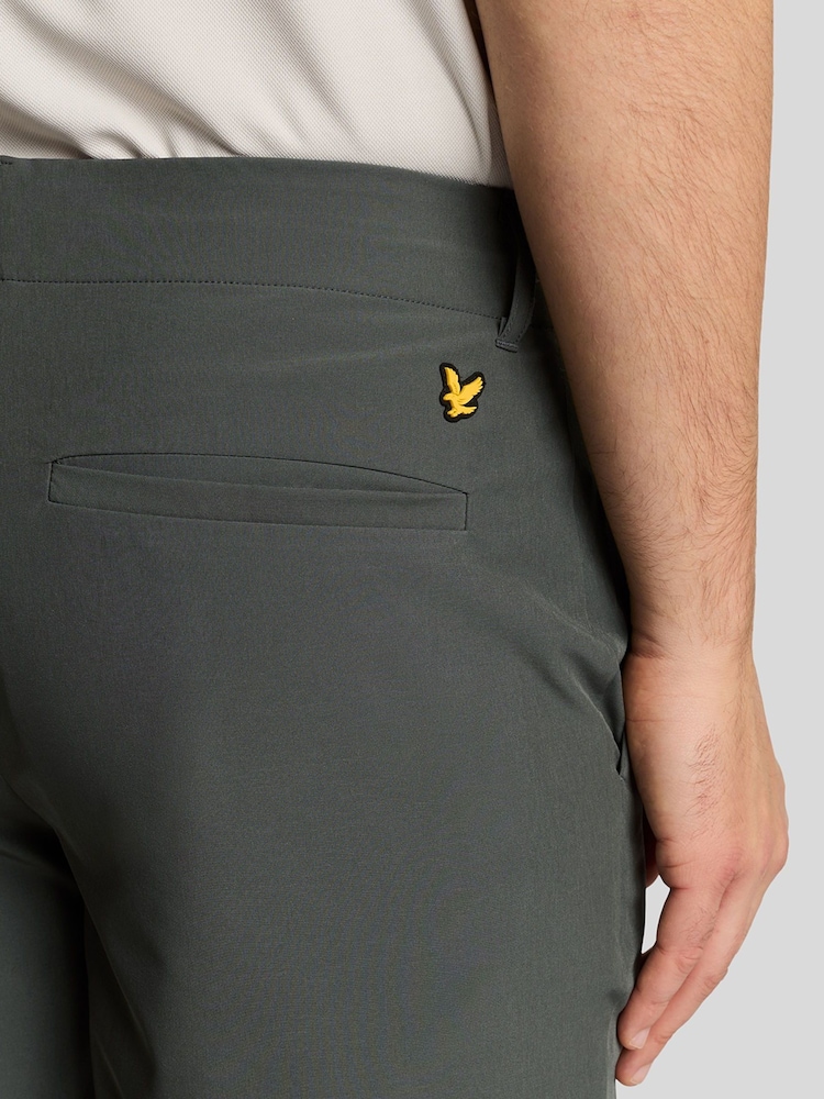 Lyle & Scott Grey 5 Pocket Golf Trousers - Image 4 of 5