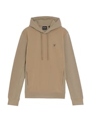 Lyle & Scott Brown Softshell Hybrid Pull-Over 100% Cotton Hoodie - Image 5 of 5