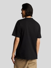 Lyle & Scott Black Oversized 100% Cotton T-Shirt - Image 3 of 5