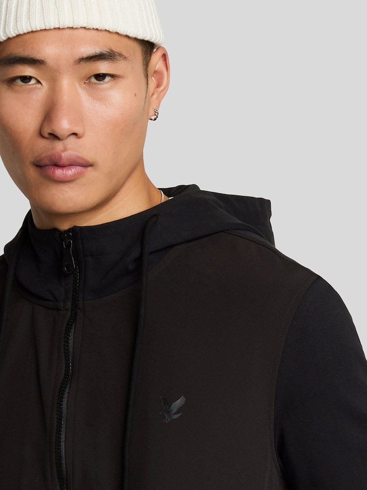 Lyle & Scott Softshell Hybrid Zip Through 100% бавовна худі - Image 2 of 5