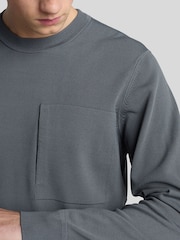 Lyle & Scott Grey Cargo Crew Neck Jumper - Image 2 of 5