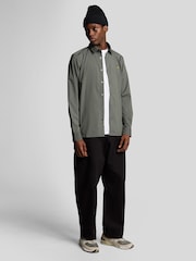 Lyle & Scott Grey Long Sleeve Shirt - Image 3 of 5