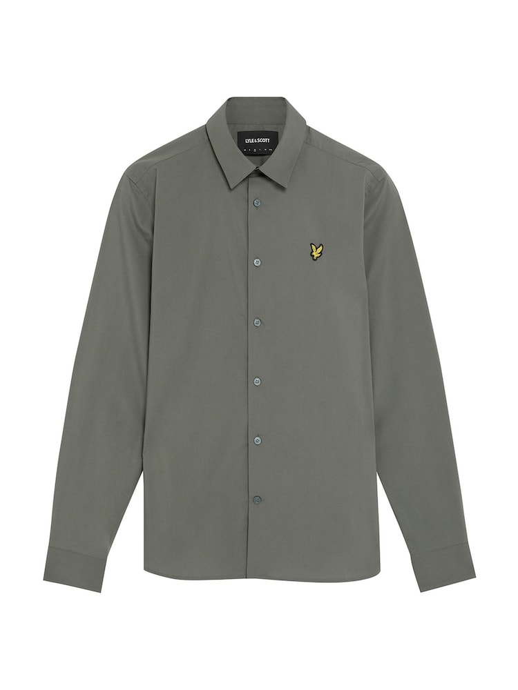 Lyle & Scott Grey Long Sleeve Shirt - Image 5 of 5