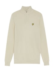 Lyle & Scott Cream Golf Quarter Zip Merino Jumper - Image 5 of 5