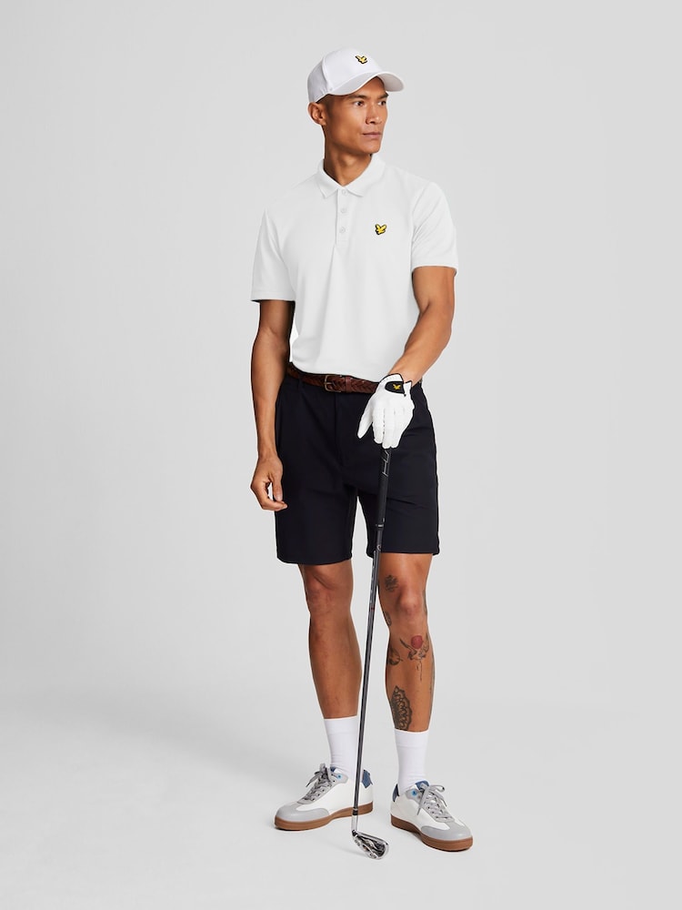 Lyle & Scott White Golf Tech Polo Shirt - Image 4 of 5