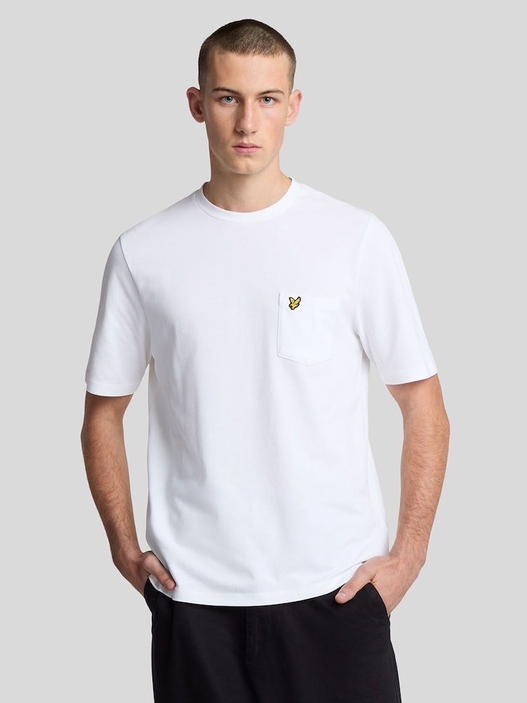 Lyle & Scott Plain Pique Pocket T-Shirt - Imagen 1 de 5
