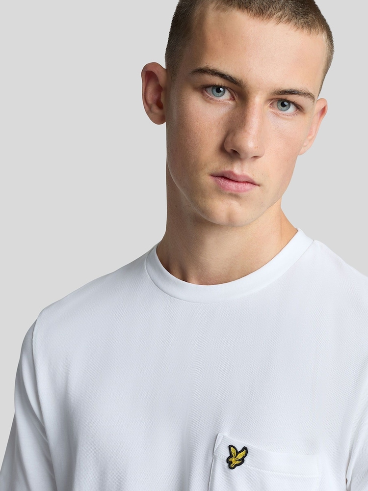 Lyle & Scott Plain Pique Pocket T-Shirt - Imagen 2 de 5
