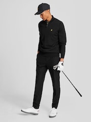 Lyle & Scott Black Golf Quarter Zip Merino Jumper - Image 4 of 5