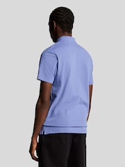 أزرق فاتح - قميص بولو سادة من Lyle & Scott - صورة 3 من 5