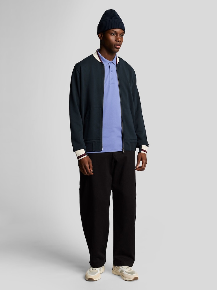 Lyle & Scott Light Blue Plain Polo Shirt - Image 4 of 5