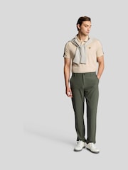 Lyle & Scott Green 5 Pocket Golf Trousers - Image 1 of 5