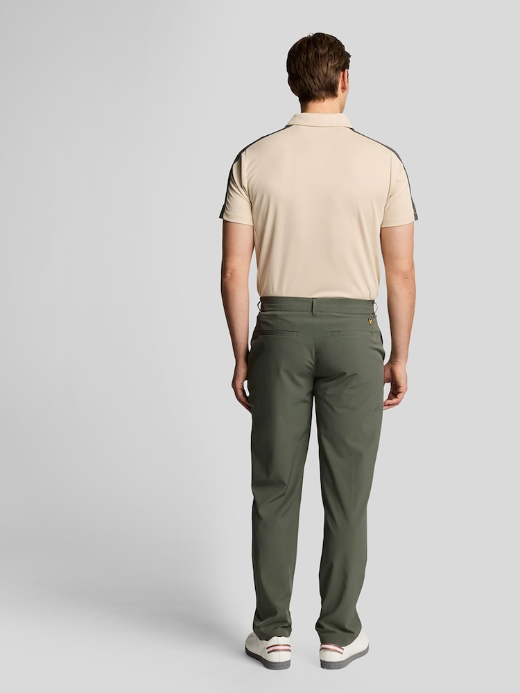 Vert - Pantalon de golf Lyle & Scott 5 poches - Image 3 of 5