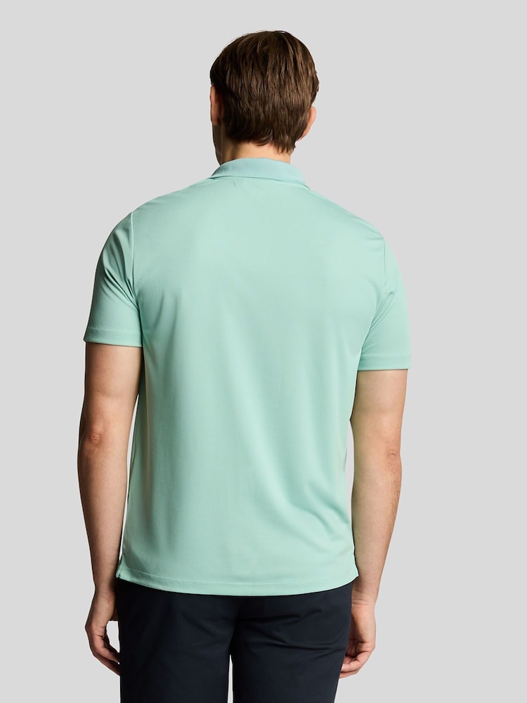 Lyle & Scott Green Golf Tech Polo Shirt - Image 3 of 5