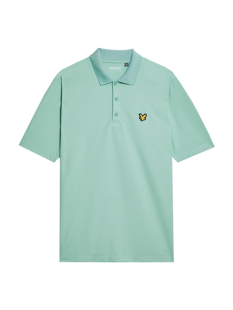 Lyle & Scott Green Golf Tech Polo Shirt - Image 5 of 5