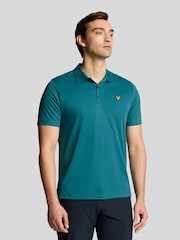 Lyle & Scott Blue Golf Tech Polo Shirt - Image 1 of 5