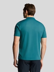 Lyle & Scott Blue Golf Tech Polo Shirt - Image 3 of 5