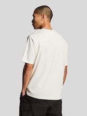 Lyle & Scott White Panelled Neoprene T-Shirt - Image 3 of 5