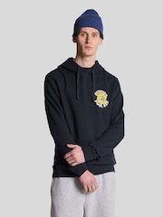 Lyle & Scott 100% Cotton Sunnies Pool Bar Graphic Pullover Hoodie - Imagen 1 de 4