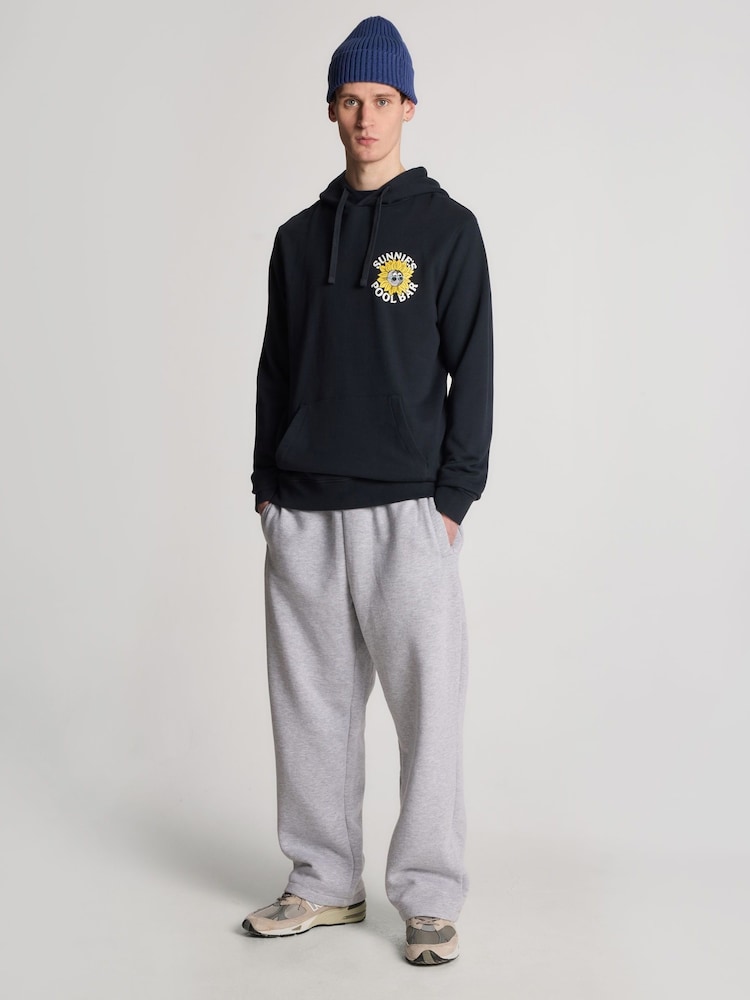 Lyle & Scott 100% Cotton Sunnies Pool Bar Graphic Pullover Hoodie - Imagen 2 de 4
