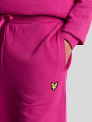 Lyle & Scott Pink 100% Cotton Sweat Shorts - Image 4 of 4