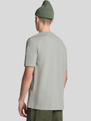 Lyle & Scott Grey Plain Pique Pocket T-Shirt - Image 3 of 5