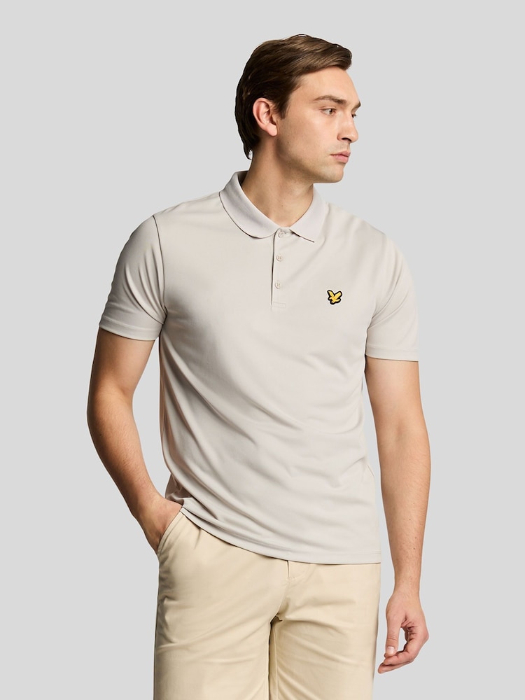 Lyle & Scott Silver Golf Tech Polo Shirt - Image 1 of 5
