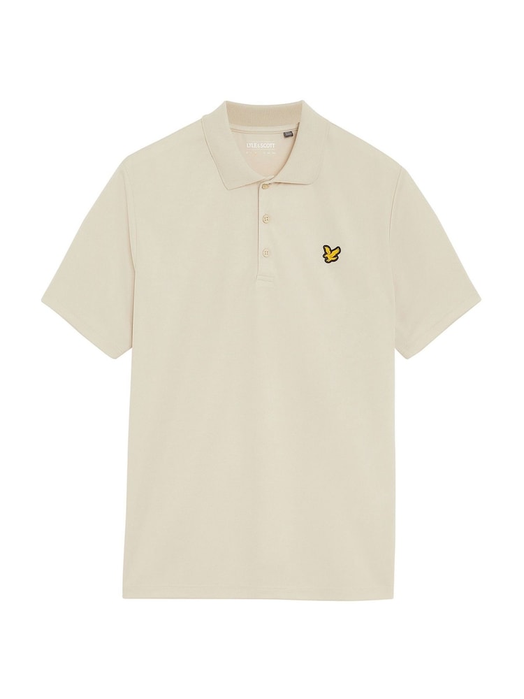 Lyle & Scott Cream Golf Tech Polo Shirt - Image 5 of 5 Lyle & Scott Cream Golf Tech Polo Shirt - Image 5 of 5