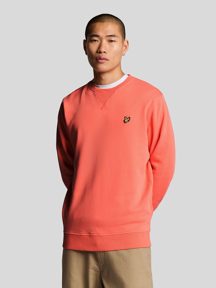Lyle & Scott Orange Crew Neck Sweatshirt - Image 1 of 5
