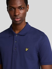 Темно-пурпурный - Lyle & Scott Plain Polo Shirt - Image 2 of 5