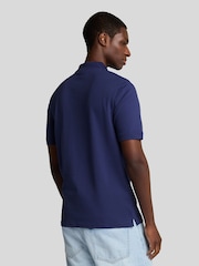 Темно-пурпурный - Lyle & Scott Plain Polo Shirt - Image 3 of 5