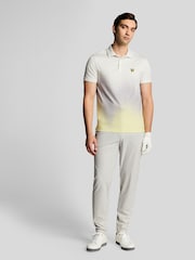 Lyle & Scott White Gradient Polo Shirt - Image 2 of 5