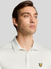 Lyle & Scott White Gradient Polo Shirt - Image 4 of 5