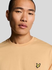 Lyle & Scott Orange Cotton Plain T-Shirt - Image 2 of 5