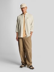 Lyle & Scott Orange Cotton Plain T-Shirt - Image 4 of 5