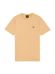 Lyle & Scott Orange Cotton Plain T-Shirt - Image 5 of 5