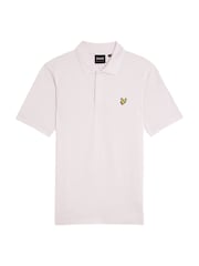 وردي - صاعقة برق - قميص بولو سادة من Lyle & Scott - صورة 5 من 5