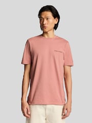 Lyle & Scott Red 100% Cotton Embroidered T-Shirt - Image 1 of 5