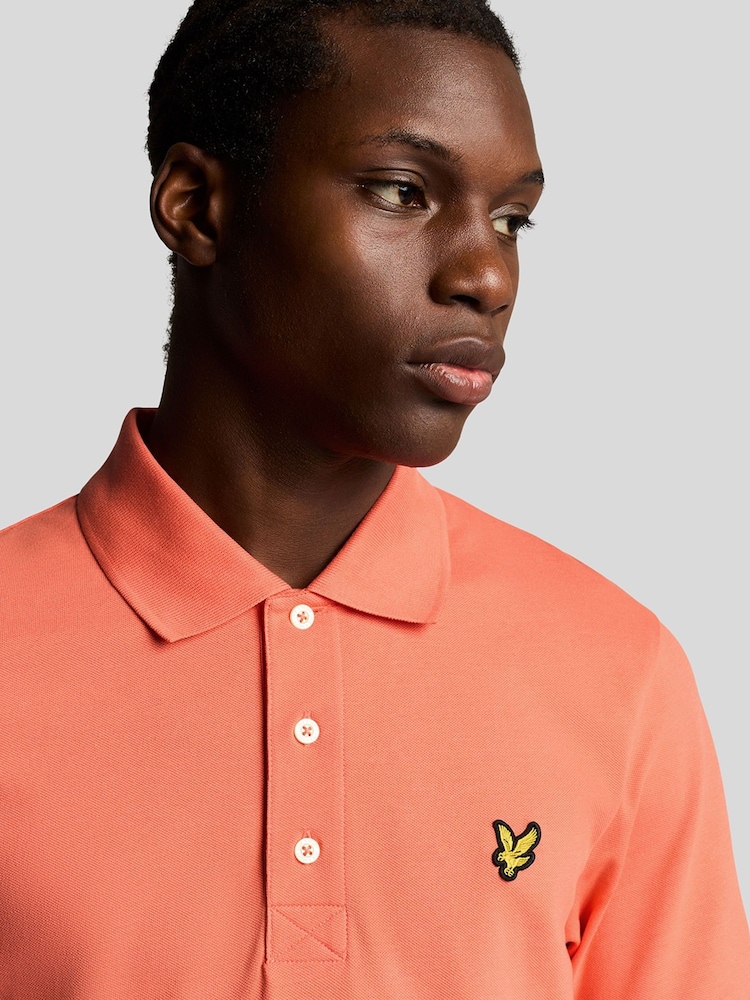 Красный - Lyle & Scott Plain Polo Shirt - Image 2 of 5