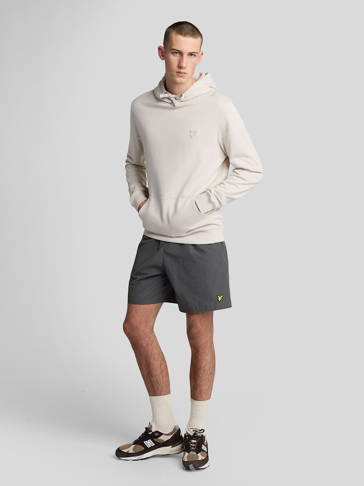 Lyle & Scott Grey Plain Swim Shorts - Image 1 of 5