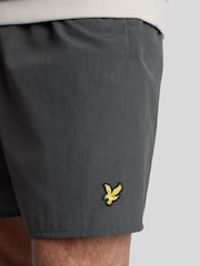 Lyle & Scott Grey Plain Swim Shorts - Image 2 of 5