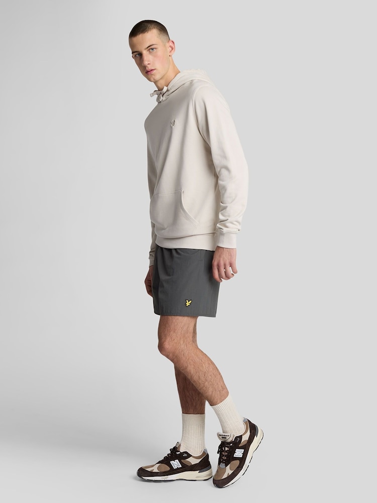 Сірий - Прості шорти для плавання Lyle & Scott - Image 4 of 5