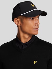 Lyle & Scott Black Golf V-Neck Pull-Over Jumper - Image 2 of 5