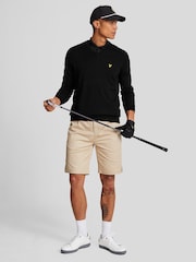 Lyle & Scott Black Golf V-Neck Pull-Over Jumper - Image 4 of 5